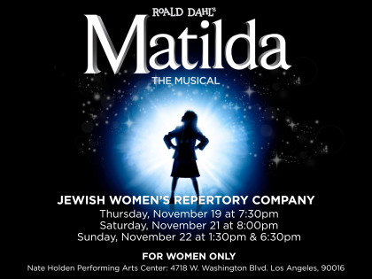 Jewish Women's Repertory Company presents Matilda: The Musical For Women Only